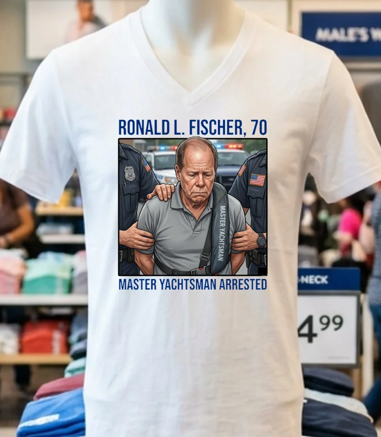Ronald L Fischer Master Yachtsman70 Has Been Arrested T Shirt White T Shirt