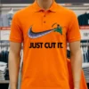 Roronoa Zoro Just Cut It Shirt Orange Shirt