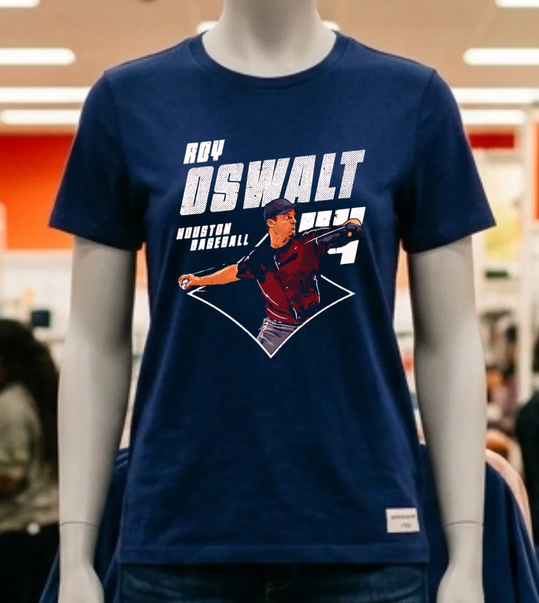 Roy Oswalt Houston Diamond #44 Shirt - navy-shirt Roy Oswalt Houston Diamond 44 Shirt Navy Shirt