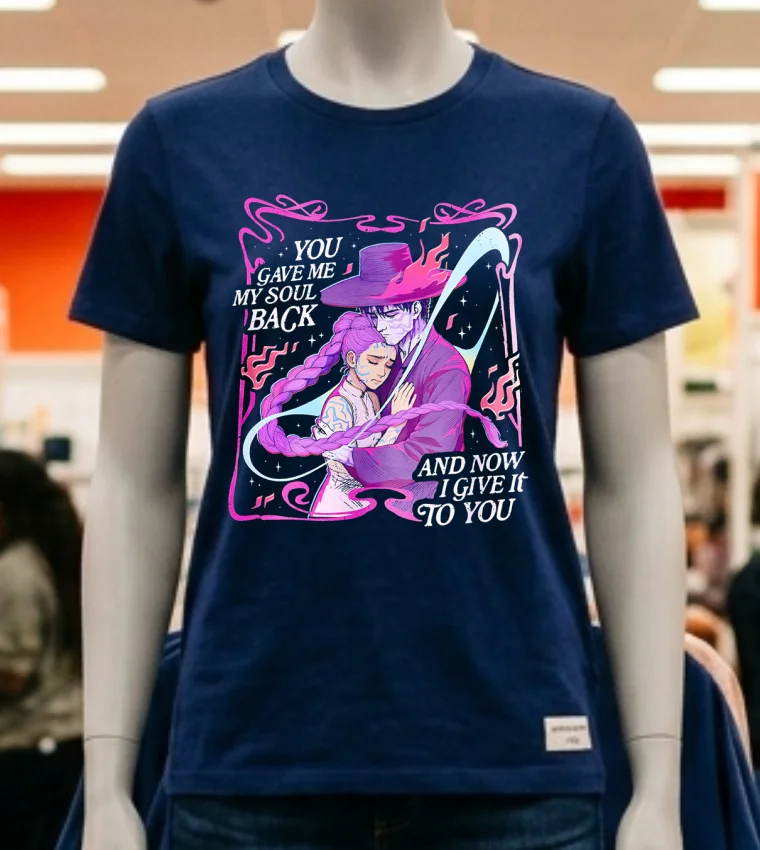 Rumi Jinu You Give Me My Soul Back And Now I Give It To You Shirt - navy-shirt Rumi Jinu You Give Me My Soul Back And Now I Give It To You Shirt Navy Shirt