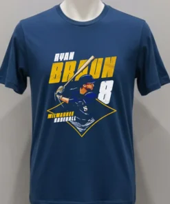Ryan Braun Milwaukee Diamond #8 Shirt