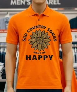 Sad Country Songs Make Me Happy Vintage Shirt
