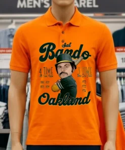 Sal Bando Oakland Comic 3 Time All Star Player Shirt