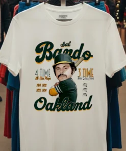 Sal Bando Oakland Comic 3 Time All Star Player Shirt