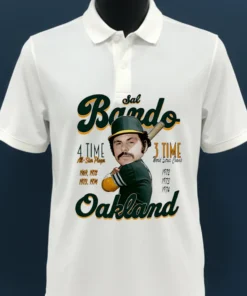 Sal Bando Oakland Comic 3 Time All Star Player Shirt