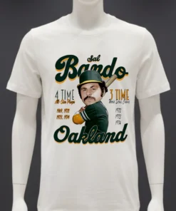 Sal Bando Oakland Comic 3 Time All Star Player Shirt