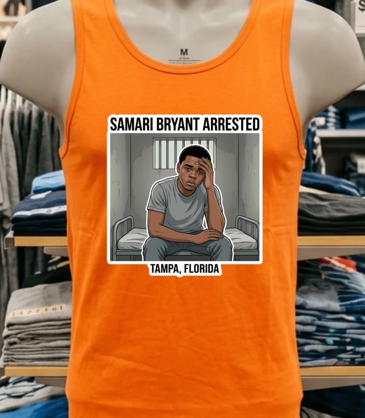 Samari Bryant Of Tampa, Florida Arrested And Detained T Shirt - orange-shirt Samari Bryant Of Tampa Florida Arrested And Detained T Shirt Orange Shirt 1
