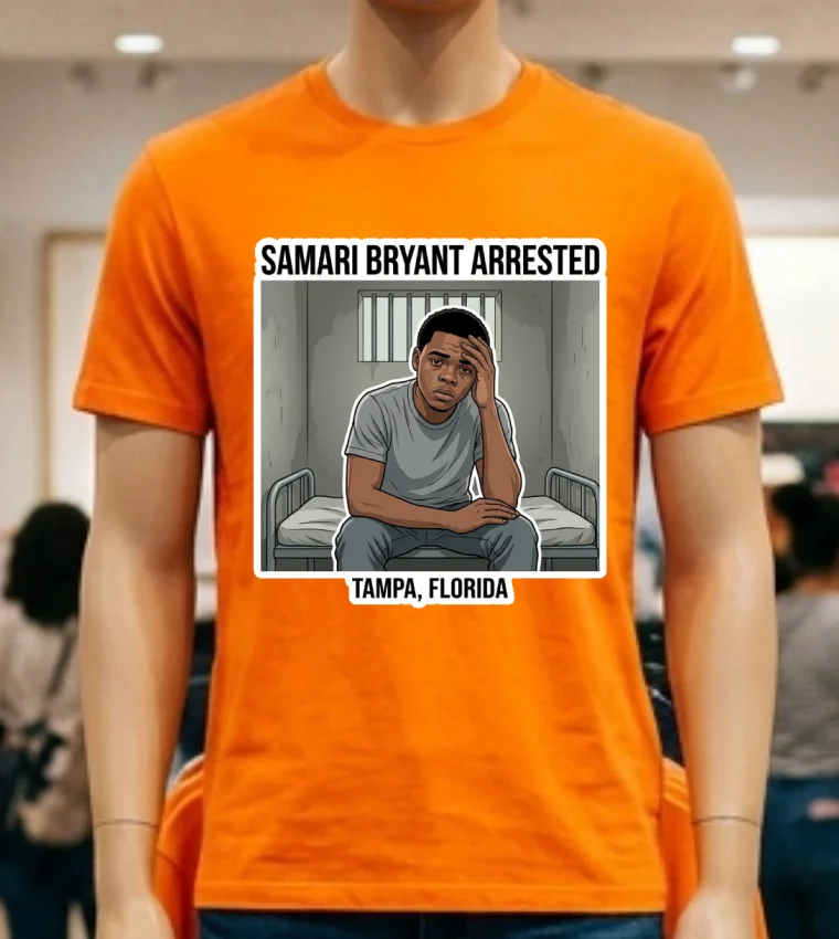 Samari Bryant Of Tampa Florida Arrested And Detained T Shirt Orange Shirt