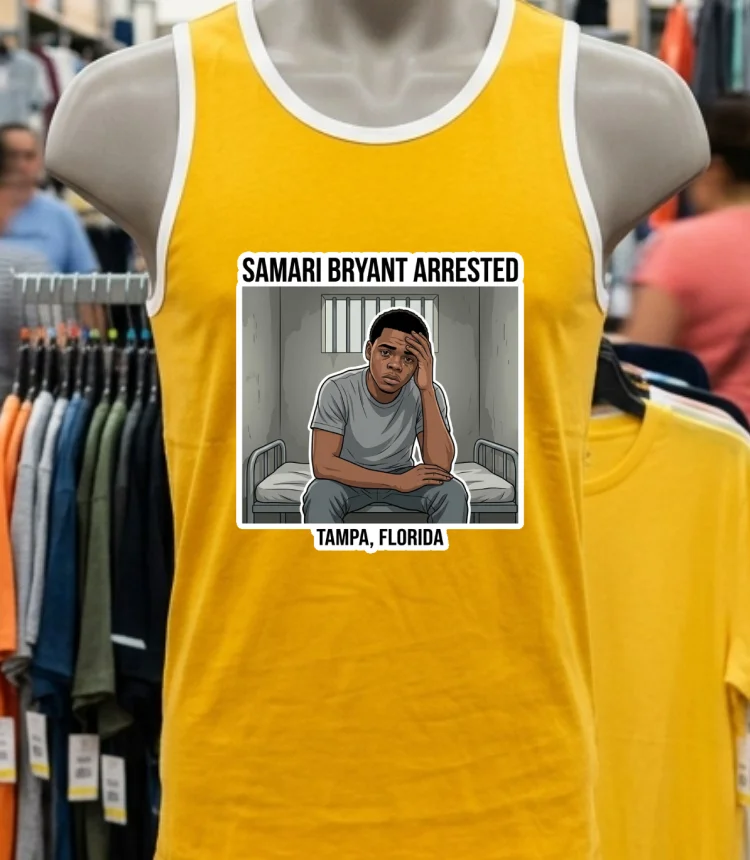 Samari Bryant Of Tampa Florida Arrested And Detained T Shirt Yellow T Shirt