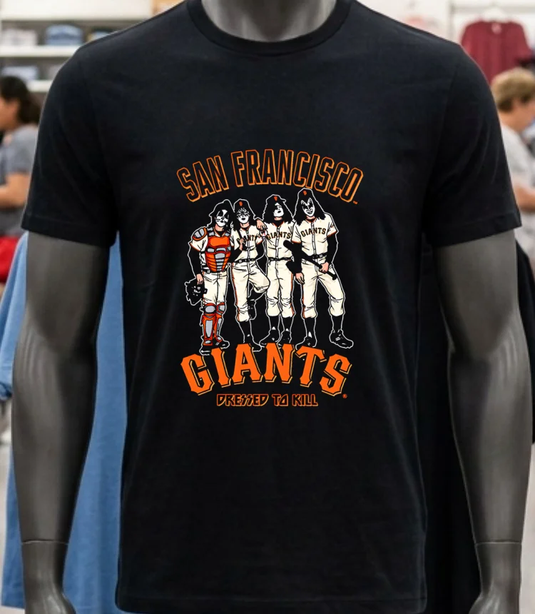 San Francisco Giants Dressed To Kill Shirt Balck Shirt