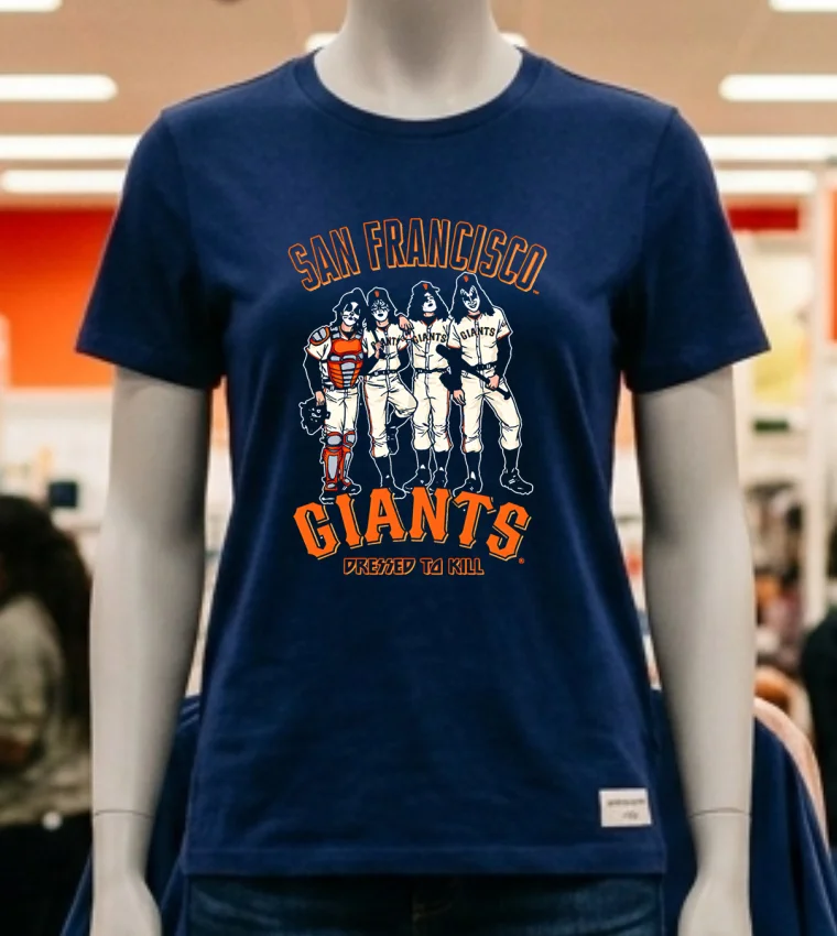 San Francisco Giants Dressed To Kill Shirt - navy-shirt San Francisco Giants Dressed To Kill Shirt Navy Shirt 2
