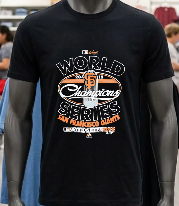 San Francisco Giants World Series Champions Majestic 2012 Shirt - balck-shirt San Francisco Giants World Series Champions Majestic 2012 Shirt Balck Shirt