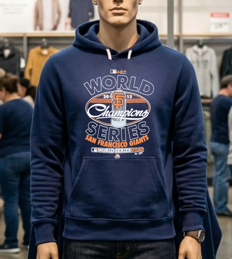 San Francisco Giants World Series Champions Majestic 2012 Shirt - navy-shirt San Francisco Giants World Series Champions Majestic 2012 Shirt Navy Shirt