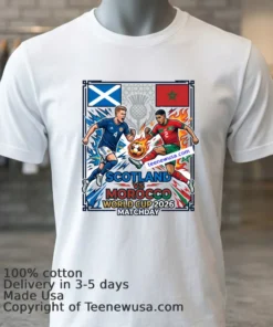 Scotland Vs Morocco World Cup 2026 T Shirt