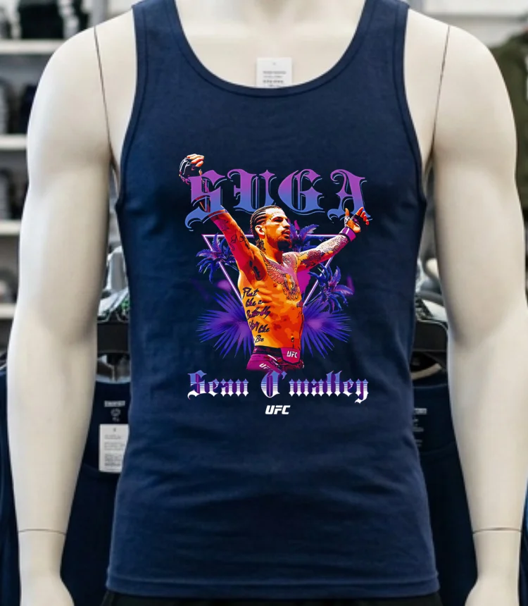 Sean O Malley Old English Palms Ufc 2025 Shirt - navy-shirt Sean Omalley Old English Palms Ufc 2025 Shirt Navy Shirt 3