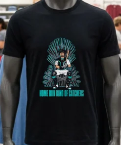 Seattle Mariners Cal Raleigh Home Run King Of Catchers Shirt
