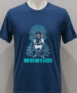 Seattle Mariners Cal Raleigh Home Run King Of Catchers Shirt