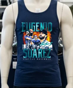 Seattle Mariners Eugenio Suarez Retro Flair Signature Shirt