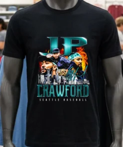 Seattle Mariners Jp Crawford Retro Flair Signature Shirt