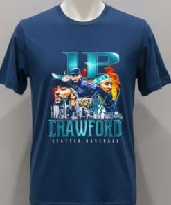 Seattle Mariners Jp Crawford Retro Flair Signature Shirt