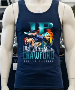 Seattle Mariners Jp Crawford Retro Flair Signature Shirt