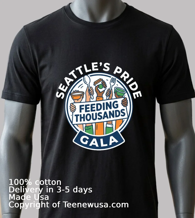 Seattles New Pride Gala Aims To Feed Thousands T Shirt Balck Shirt 2