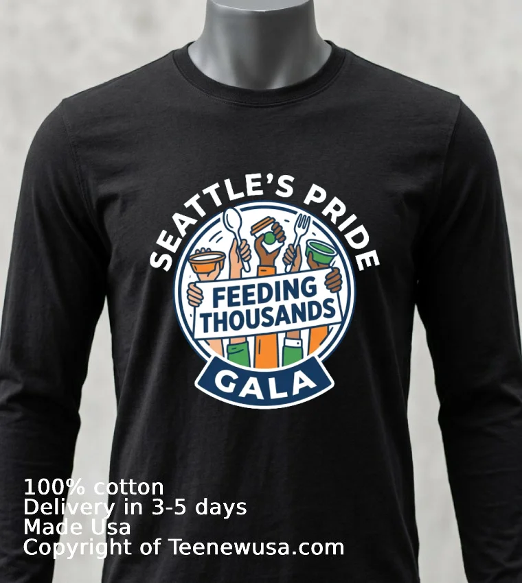 Seattle's New Pride Gala Aims To Feed Thousands T Shirt - balck-shirt Seattles New Pride Gala Aims To Feed Thousands T Shirt Balck Shirt