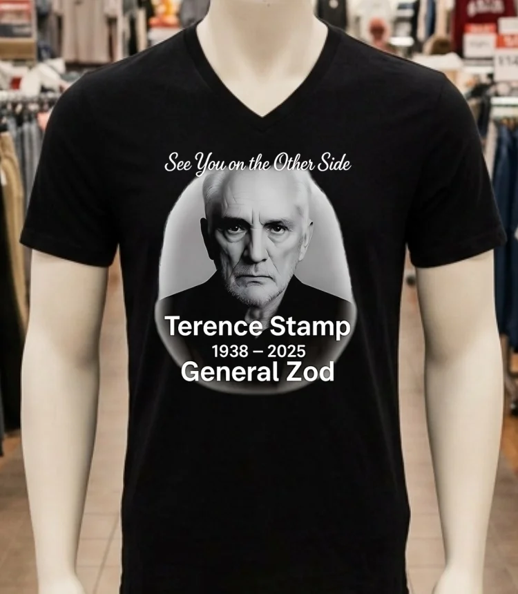 See You On The Other Side Terence Stamp 1938 2025 General Zod Shirt Balck Shirt 1