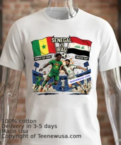 Senegal Vs Iraq World Cup 2026 T Shirt