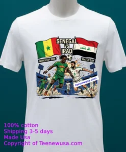 Senegal Vs Iraq World Cup 2026 T Shirt