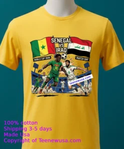 Senegal Vs Iraq World Cup 2026 T Shirt