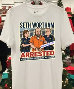 Seth Wortham The Newly Elected Medical Examiner For Sharp County Was Arrested T Shirt White T Shirt
