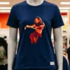 Shakira Retro Vintage Concert Dance Performance Illustration Shirt Navy Shirt 2