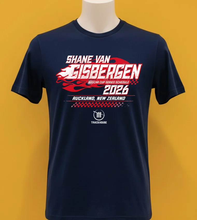 Shane Van Gisbergen Nascar Cup Series Schedule 2026 Auckland New Zealand Shirt - navy-shirt Shane Van Gisbergen Nascar Cup Series Schedule 2026 Auckland New Zealand Shirt Navy Shirt 1