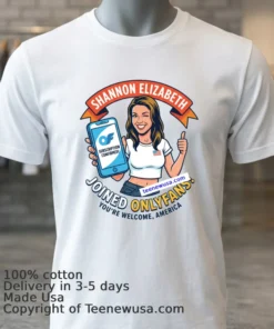 Shannon Elizabeth Joins Onlyfans T Shirt