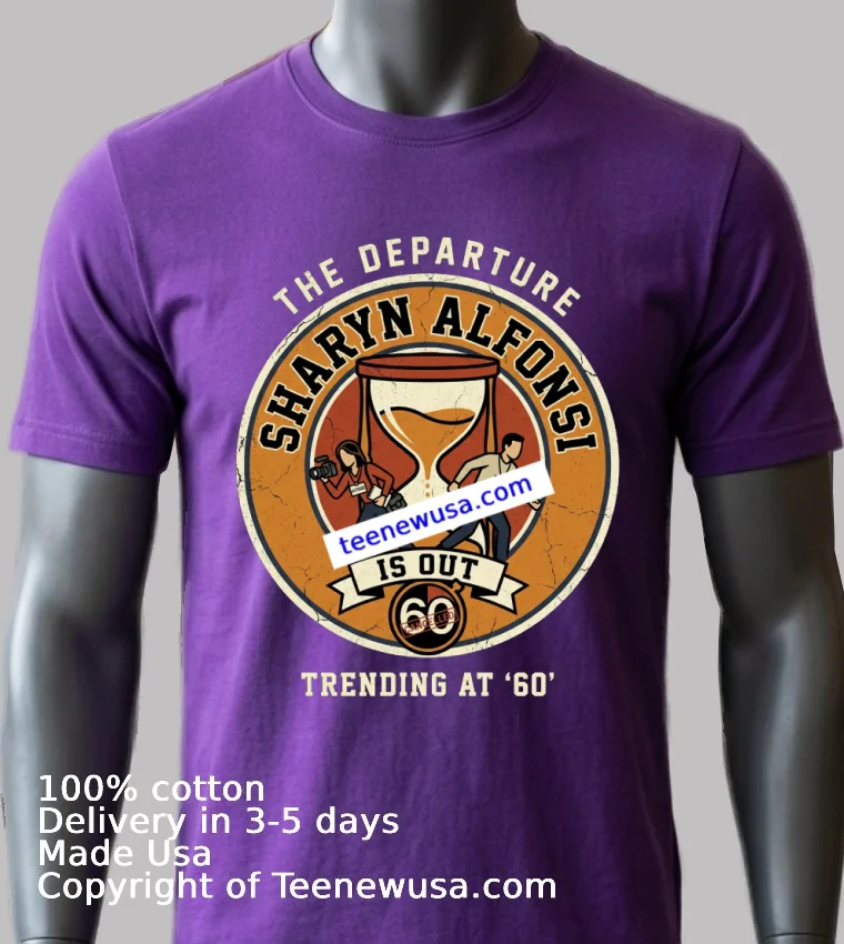 Sharyn Alfonsi Is Out At 60 Minutes T Shirt Purple Shirt