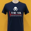Skull The Va Giving Veterans A Second Chance Shirt Navy Shirt 1