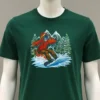 Snowboarding Hunter Shirt Green Shirt 1