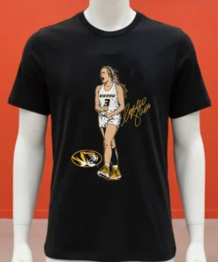 Sophie Cunningham Missouri Basketball Superstar Pose Signature Shirt