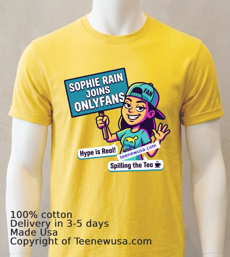 Sophie Rain Joins Onlyfans T Shirt - yellow-t-shirt Sophie Rain Joins Onlyfans T Shirt Yellow T Shirt