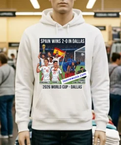 Spain Beat France 2 0 In The 2026 World Cup Semi Final In Dallas Thanks To Goals From Mikel Oyarzabal And Pedro Porro T Shirt