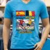 Spain Vs Belgium 2026 World Cup T Shirt Blue Shirt