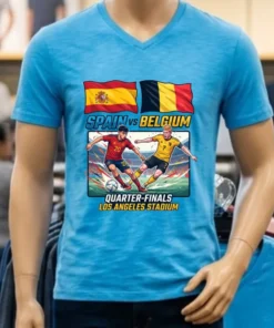 Spain Vs Belgium 2026 World Cup T Shirt