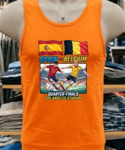 Spain Vs Belgium 2026 World Cup T Shirt
