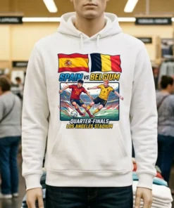 Spain Vs Belgium 2026 World Cup T Shirt
