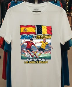 Spain Vs Belgium 2026 World Cup T Shirt