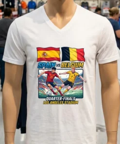 Spain Vs Belgium 2026 World Cup T Shirt