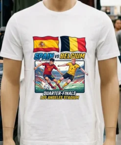 Spain Vs Belgium 2026 World Cup T Shirt