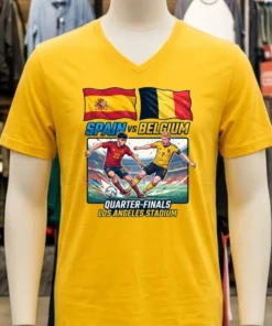 Spain Vs Belgium 2026 World Cup T Shirt