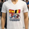 Spain Vs Belgium In The Quarter Finals Of The 2026 World Cup At The Los Angeles Stadium T Shirt White T Shirt 3